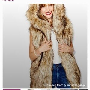Sunday Best Faux Fur vest
